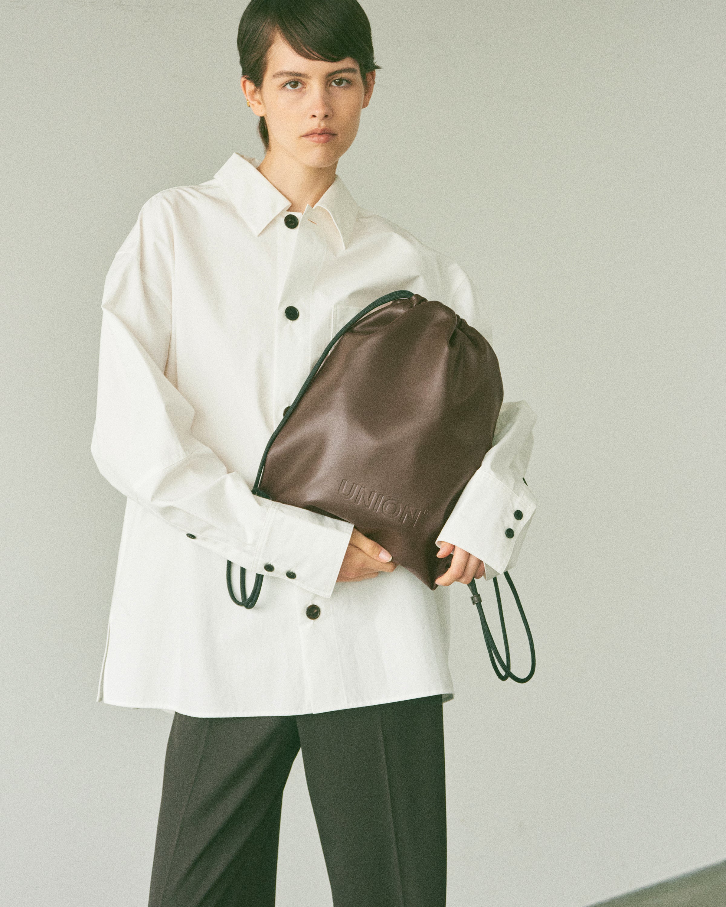 Union Backpack (Dark Brown) ユニオンバックパック レザー (ダークブラウン)