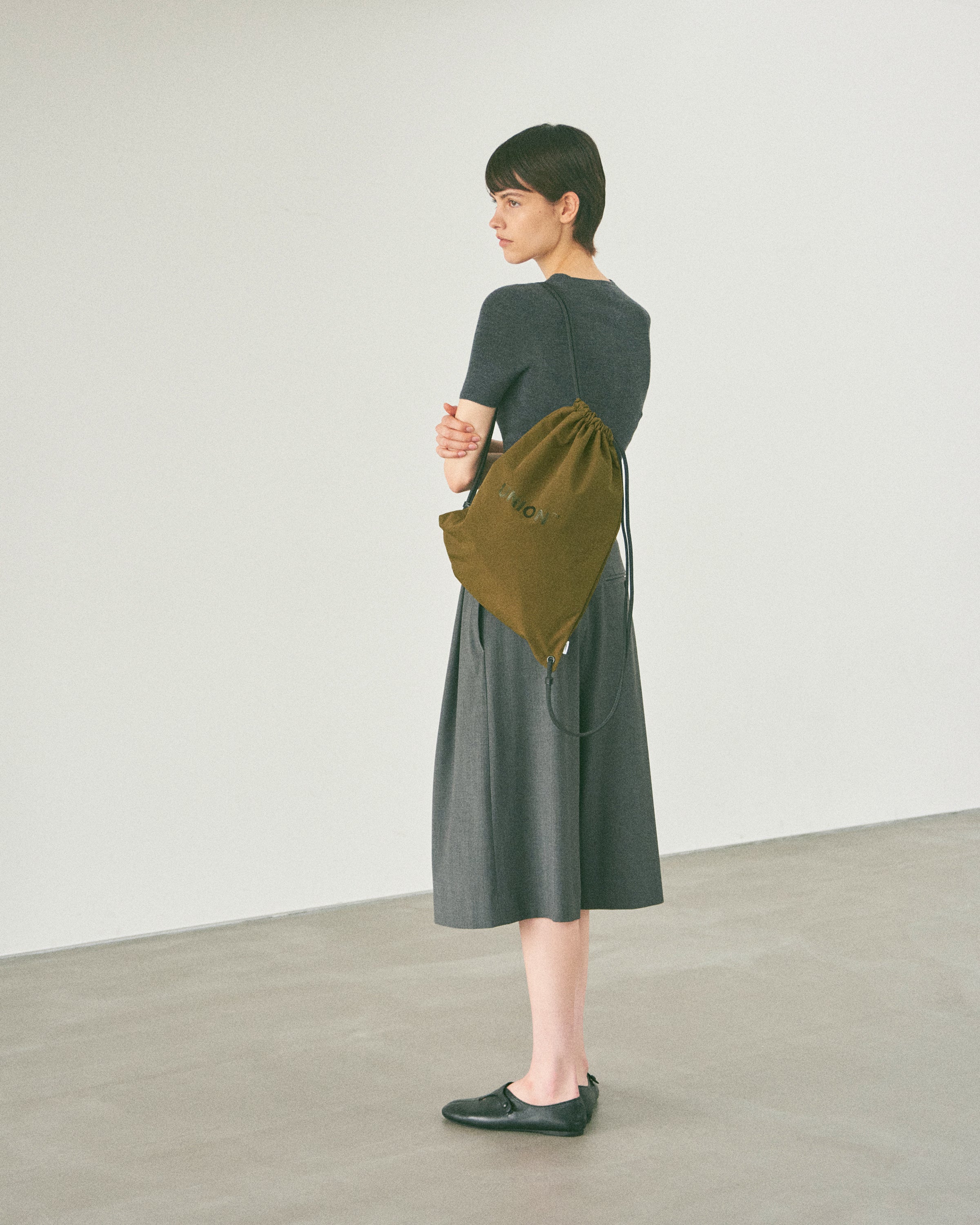 Union Backpack Nylon (Khaki) ユニオン バックパック ナイロン (カーキ)