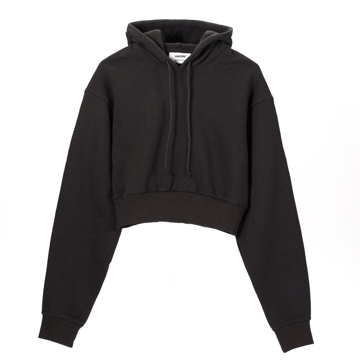 Union Cropped Hoodie BK