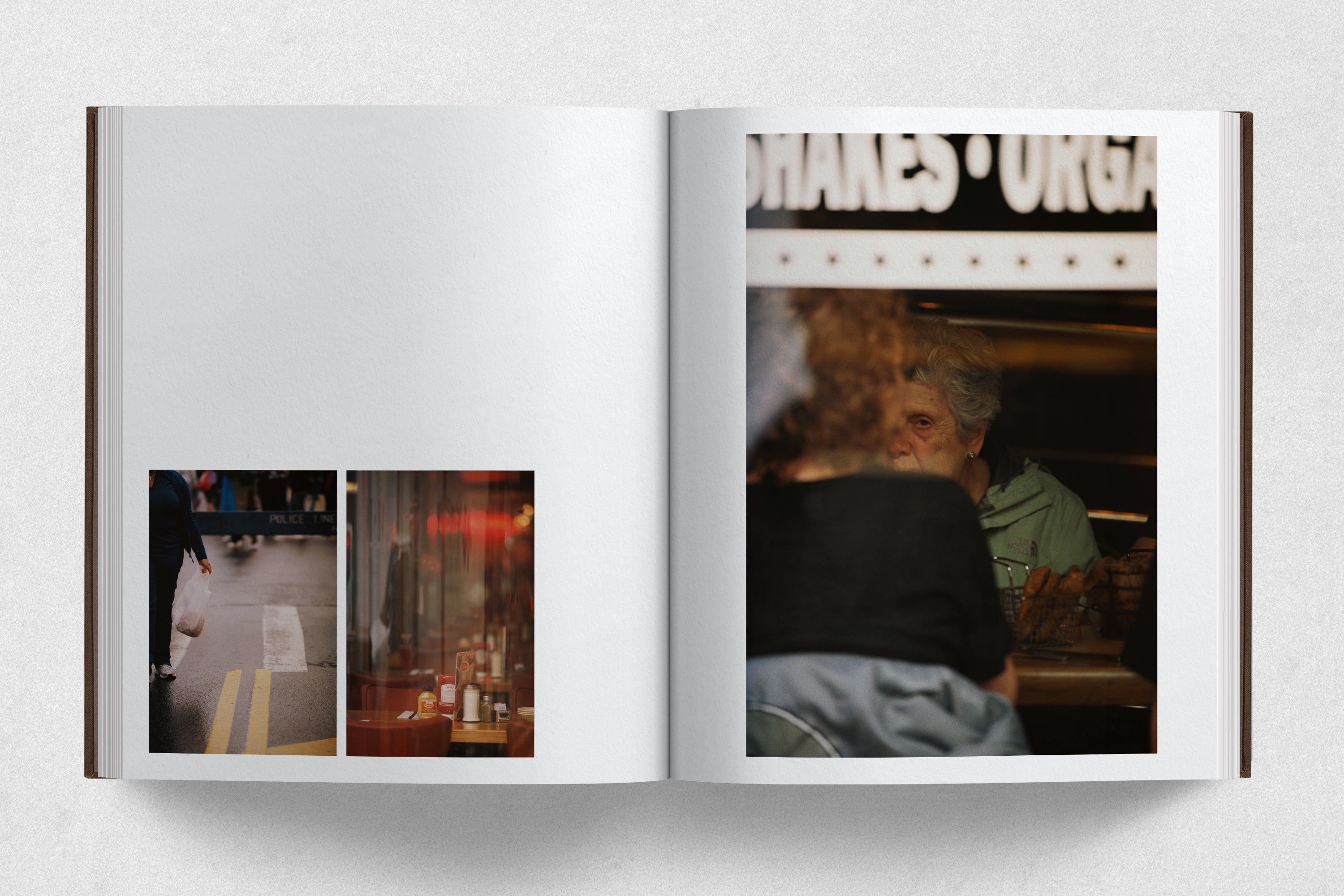 細川真希 原画「People in Seattle 2011」16×26cm Remembering the