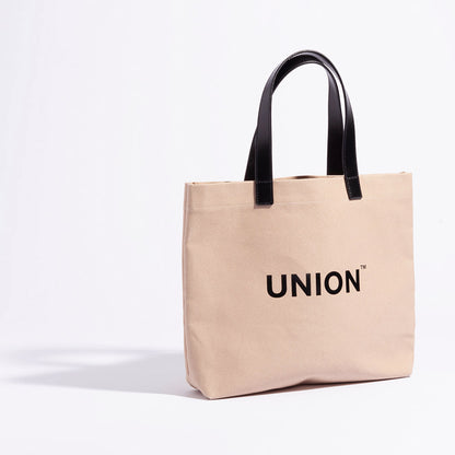 Union Tote Bag Small W (Taupe)